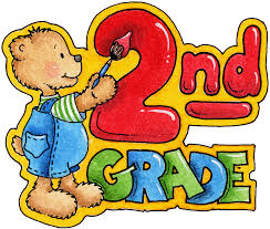 Bear painting a sign that says 2nd grade