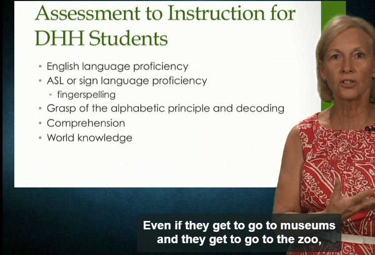 Individualizing Literacy Instruction for Deaf or HH Students