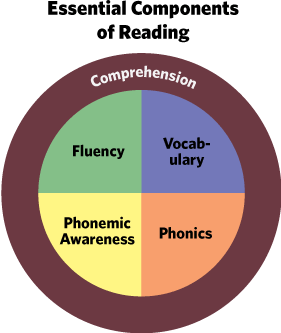 5 components of reading in a circle.