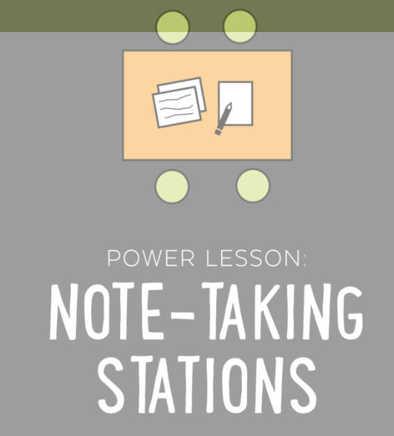 Power Lesson: Note-Taking Stations