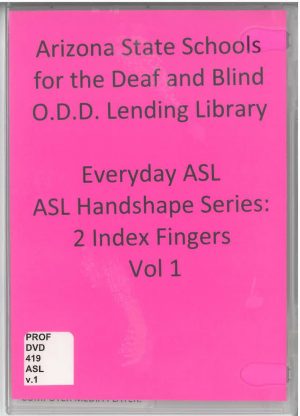 Handshape Series 2 index fingers vol 1