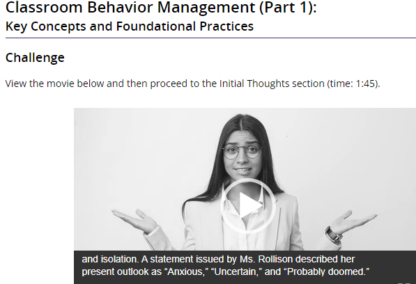 Classroom Behavior Management (Part 1)