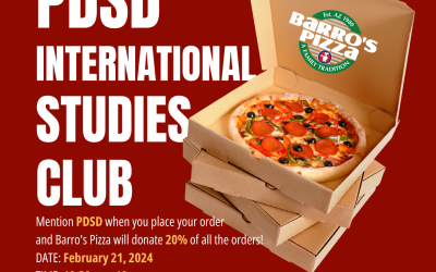 🌍🍕 Exciting News from the International Studies Club at PDSD!