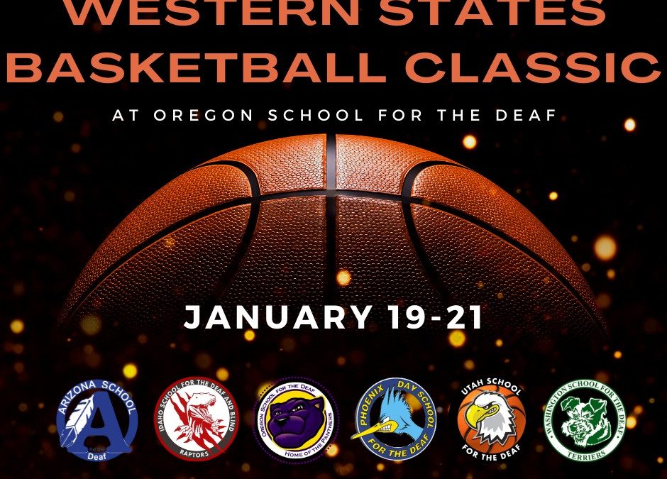 Graphic with basketball and text that reads, "Western State Basketball Classic."