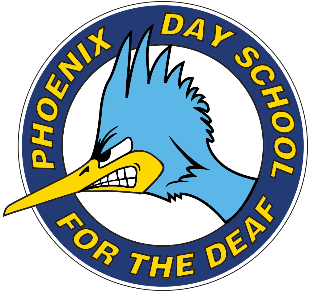 The Phoenix Day School For The Deaf Logo is seen