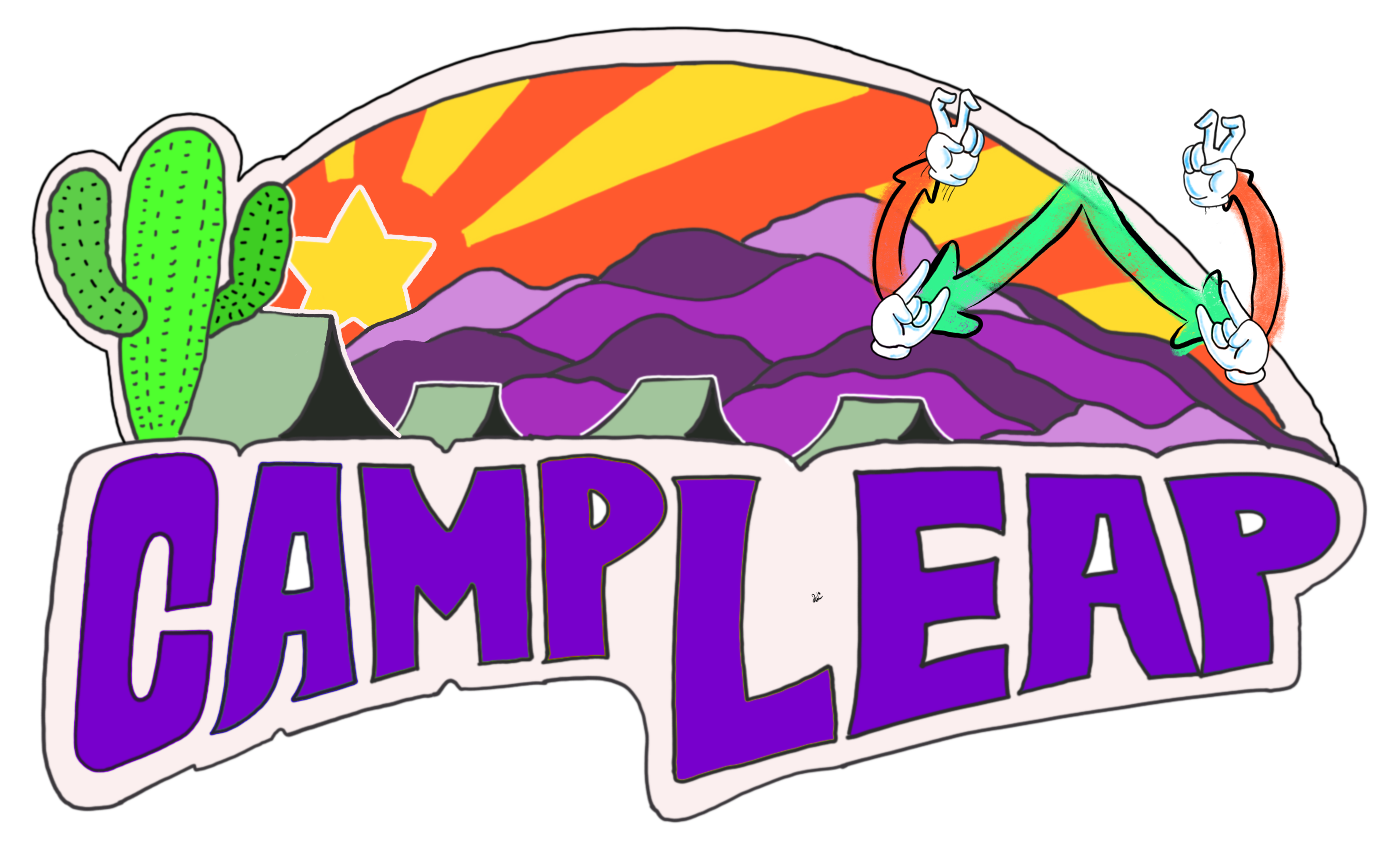 The Camp Leap logo